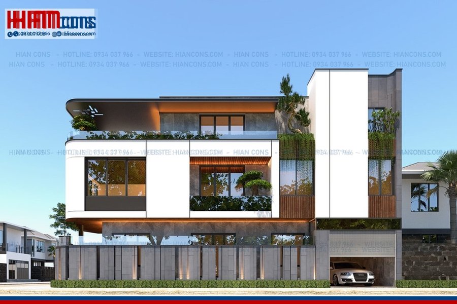 Thiết Kế Nhà Phố Hiện Đại Tiện Nghi