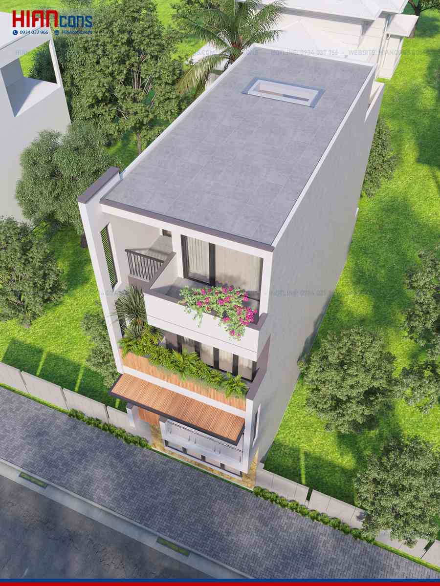 Thiết Kế Nhà Phố Hiện Đại Tinh Tế