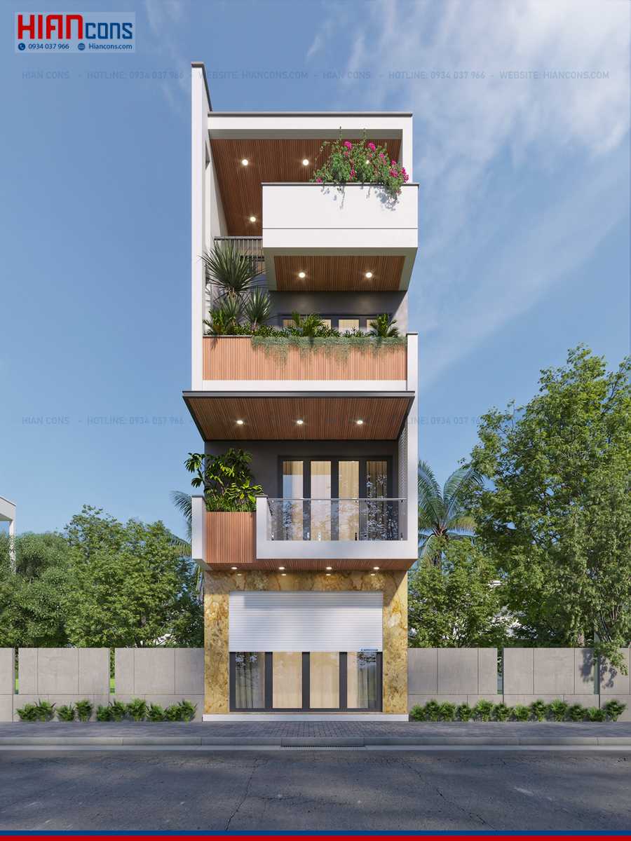 Thiết Kế Nhà Phố Hiện Đại Tinh Tế