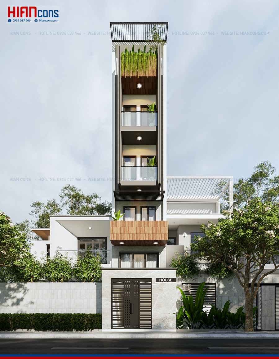 Thi Công Nhà Phố Hiện Đại Sang Trọng