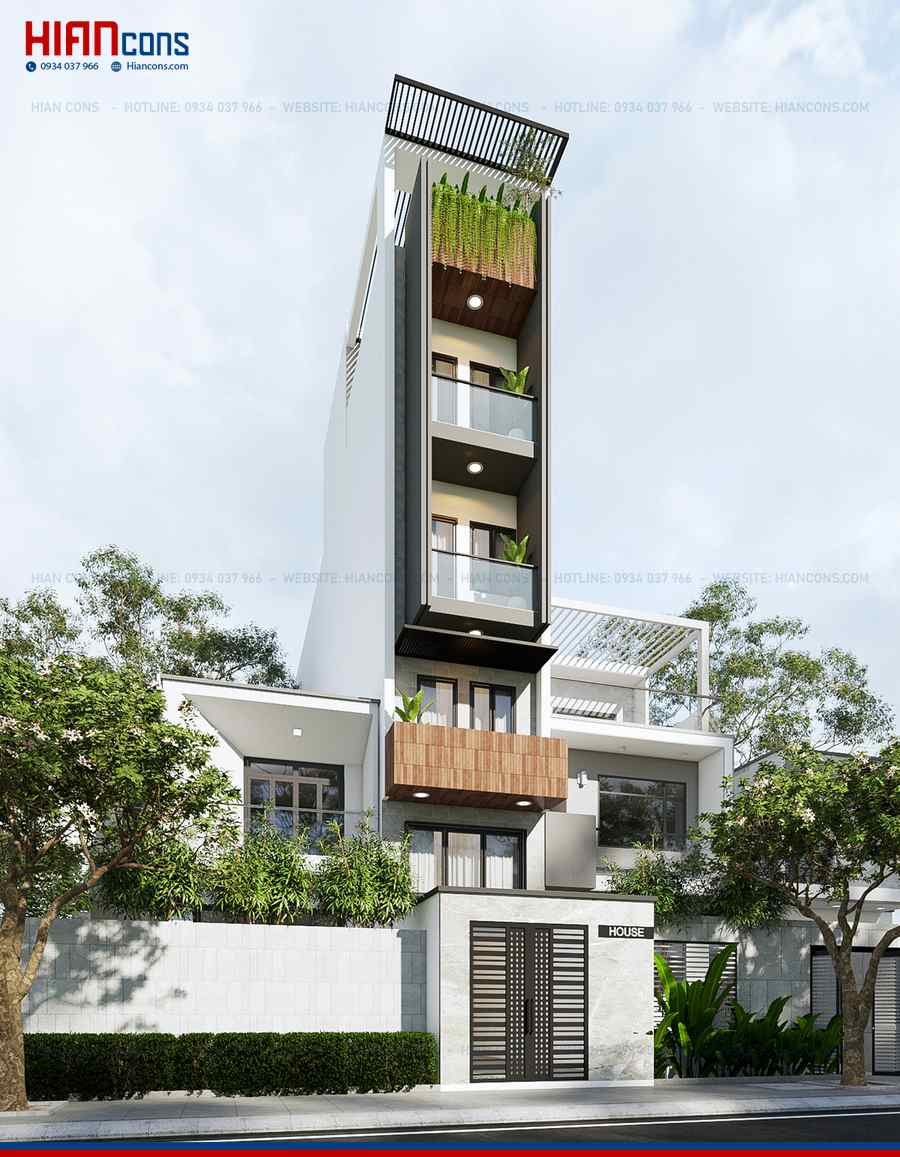 Thi Công Nhà Phố Hiện Đại Sang Trọng