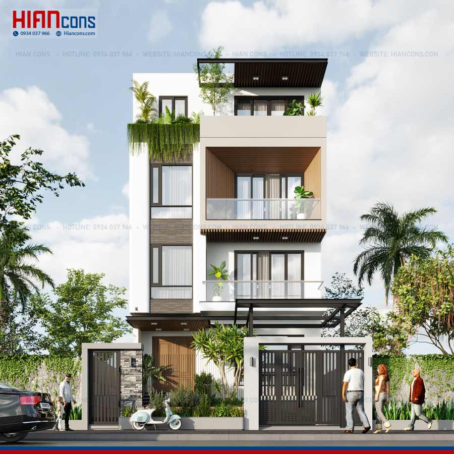 Thi Công Nhà Phố Hiện Đại Tinh Tế