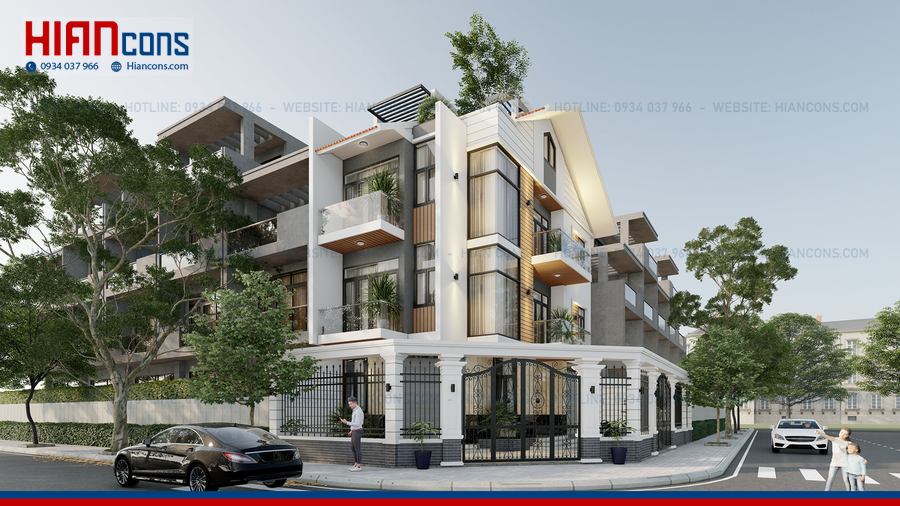 Thi Công Nhà Phố Hiện Đại Trẻ Trung