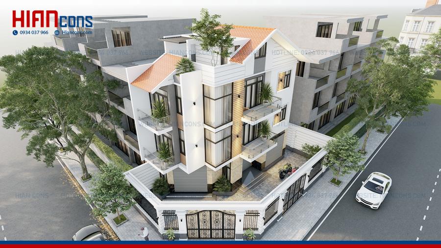Thi Công Nhà Phố Hiện Đại Trẻ Trung