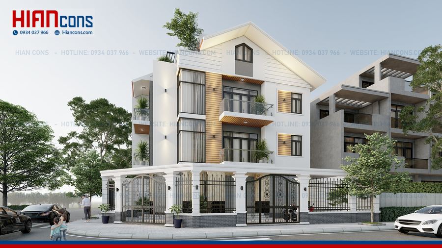 Thi Công Nhà Phố Hiện Đại Trẻ Trung