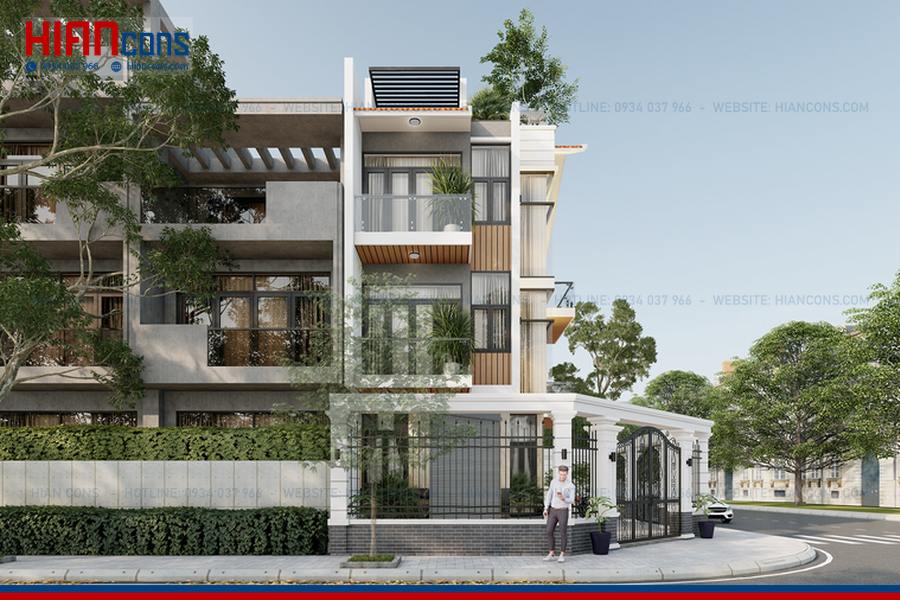 Thi Công Nhà Phố Hiện Đại Trẻ Trung