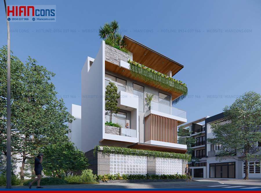 Thi Công Nhà Phố Hiện Đại Thoáng Đẹp