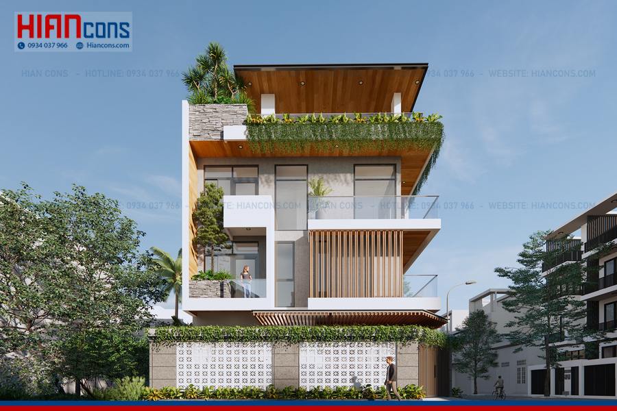 Thi Công Nhà Phố Hiện Đại Thoáng Đẹp