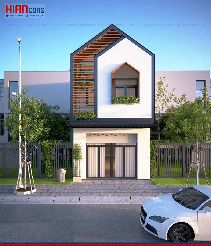Báo Giá Nhà Phố Hiện Đại Tối Giản