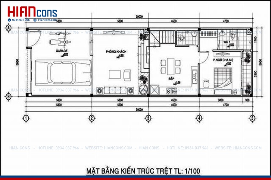 Báo Giá Nhà Phố Hiện Đại Tối Giản