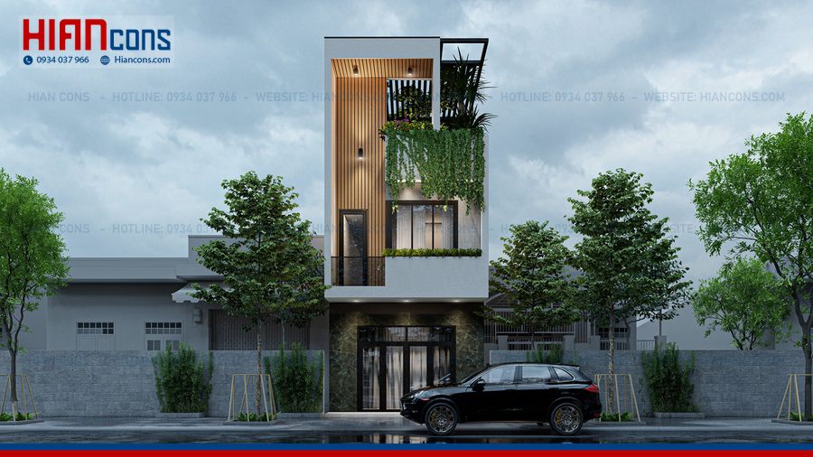 Nhà Phố Hiện Đại 1 Tầng