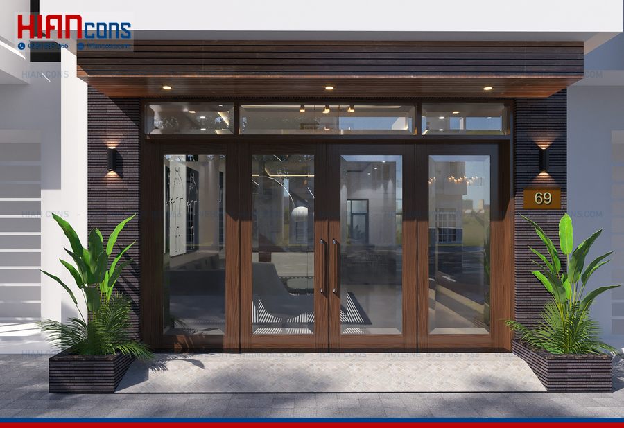 Nhà Phố Hiện Đại 2 Tầng