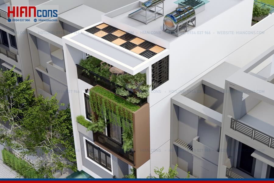 Nhà Phố Hiện Đại 3 Tầng