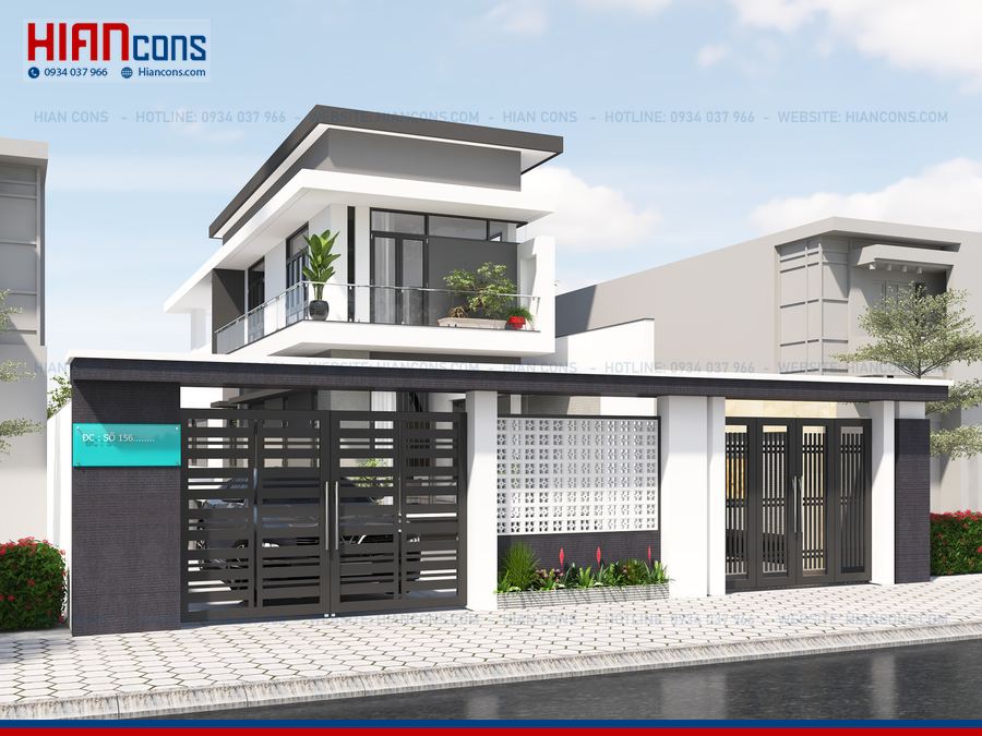 Thiết Kế Nhà Phố Hiện Đại 3 Tầng