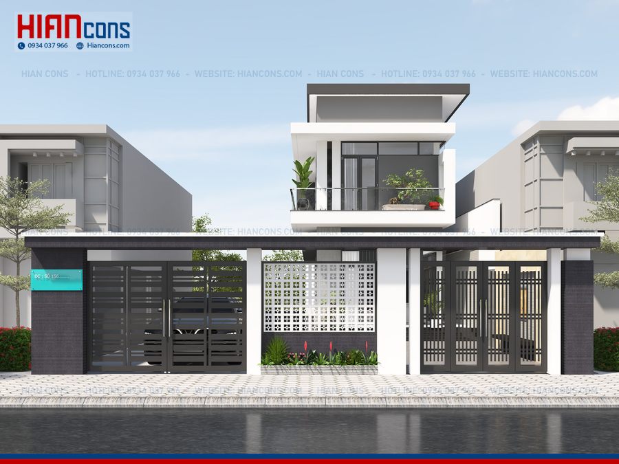 Thiết Kế Nhà Phố Hiện Đại 3 Tầng