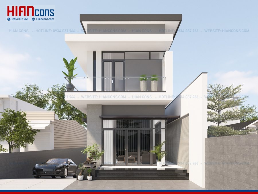 Thiết Kế Nhà Phố Hiện Đại 3 Tầng