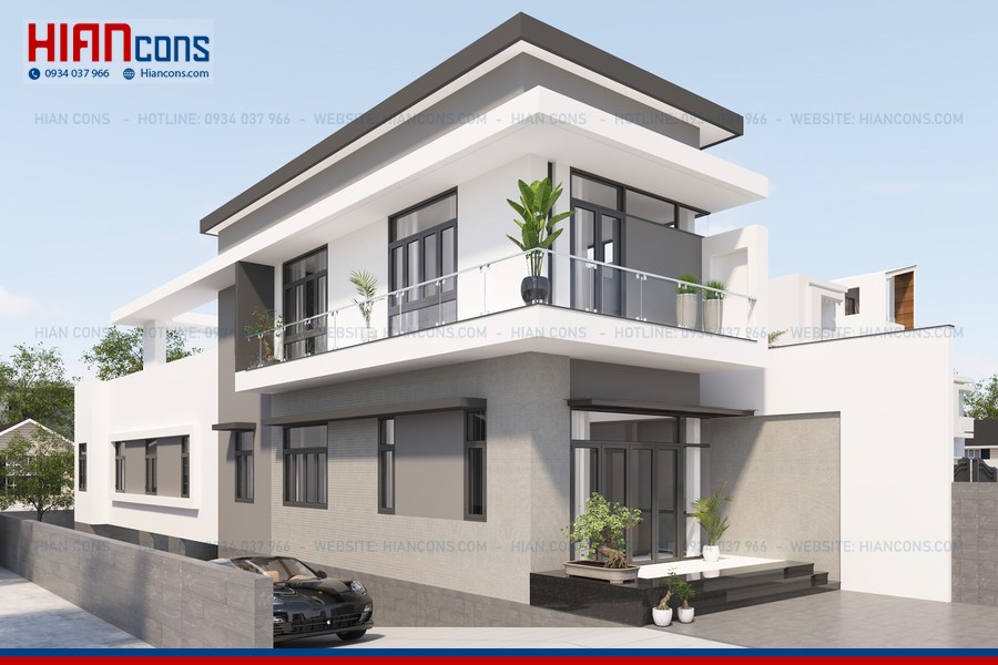 Thiết Kế Nhà Phố Hiện Đại 3 Tầng