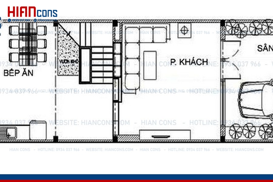 Thi Công Nhà Phố Hiện Đại 3 Tầng