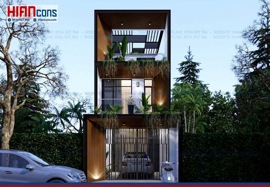 Thi Công Nhà Phố Hiện Đại 4 Tầng