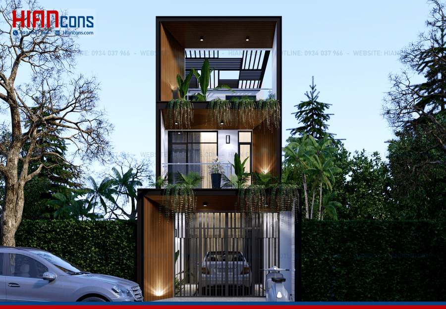 Thi Công Nhà Phố Hiện Đại 4 Tầng