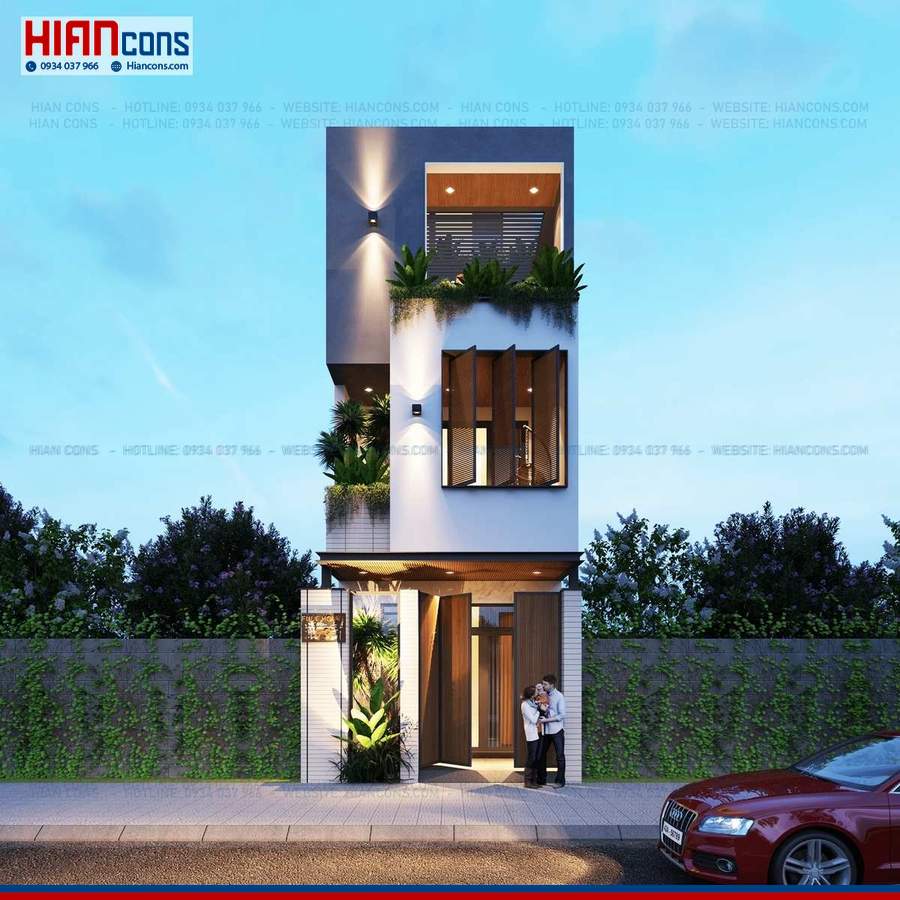 Thi Công Nhà Phố Hiện Đại 5 Tầng