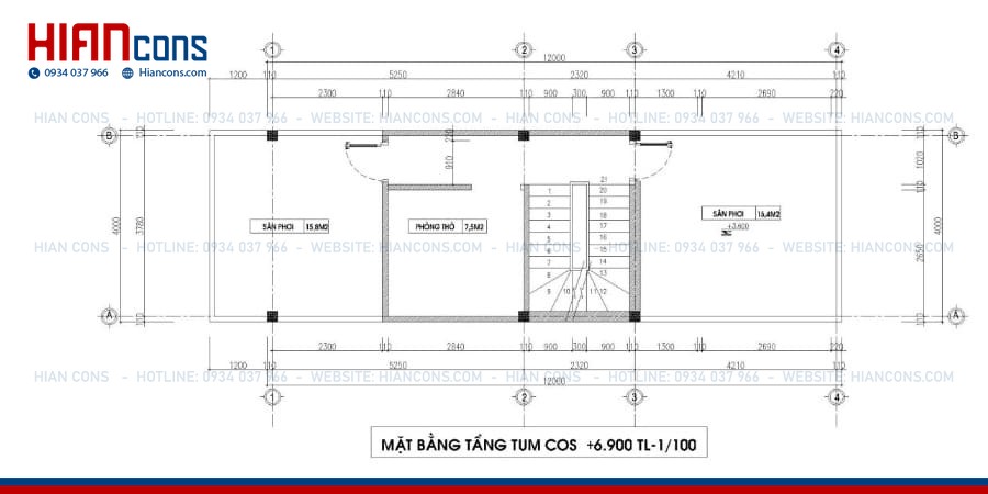 Báo Giá Nhà Phố Hiện Đại 5 Tầng