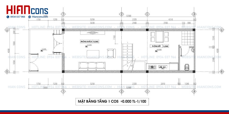 Báo Giá Nhà Phố Hiện Đại 5 Tầng