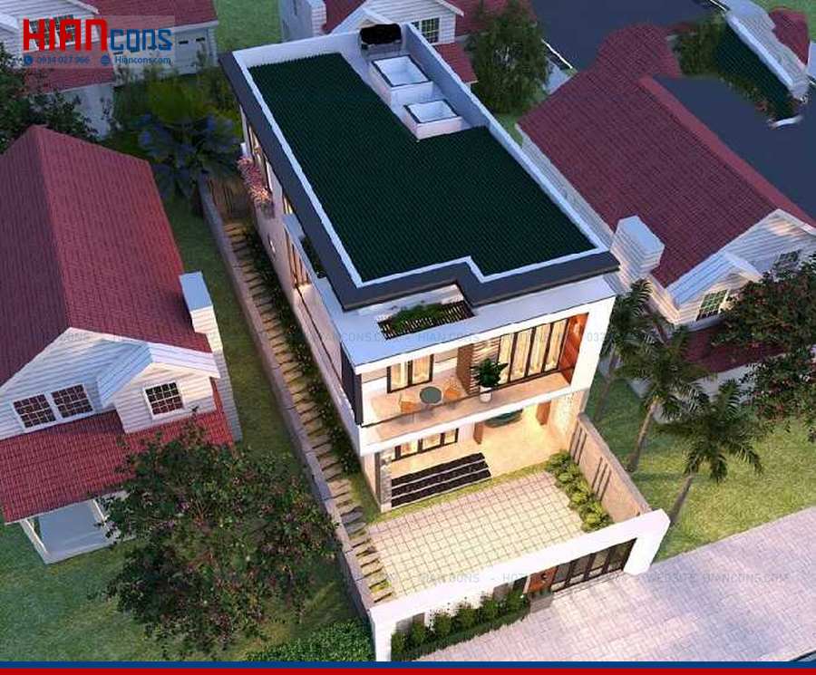 Báo Giá Nhà Phố 1 Trệt 2 Lầu