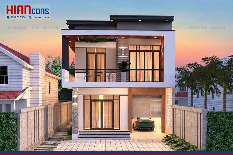 Báo Giá Nhà Phố 1 Trệt 2 Lầu