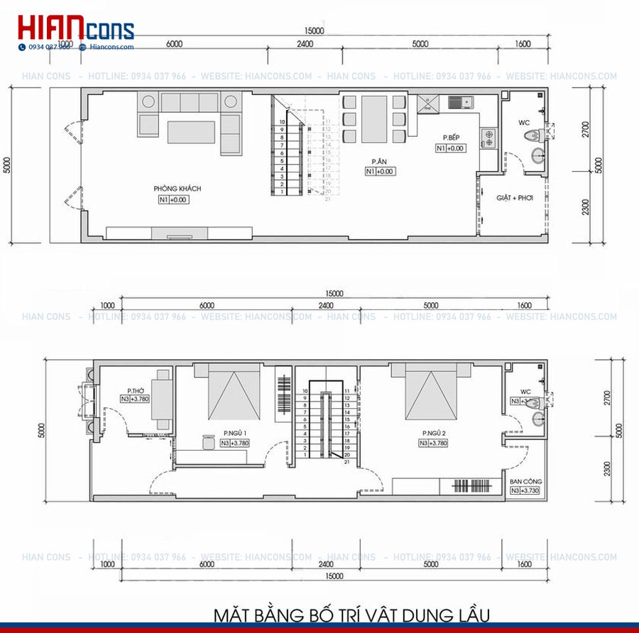 Nhà Phố Hiện Đại Mặt Tiền 7M