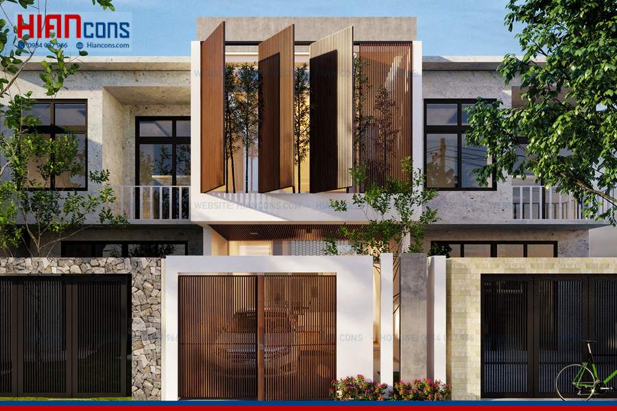Nhà Phố Hiện Đại Mặt Tiền 7M