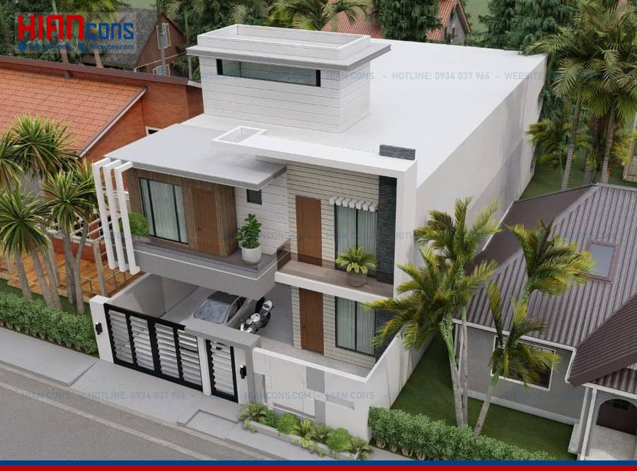 Báo Giá Mặt Tiền Nhà Phố Hiện Đại