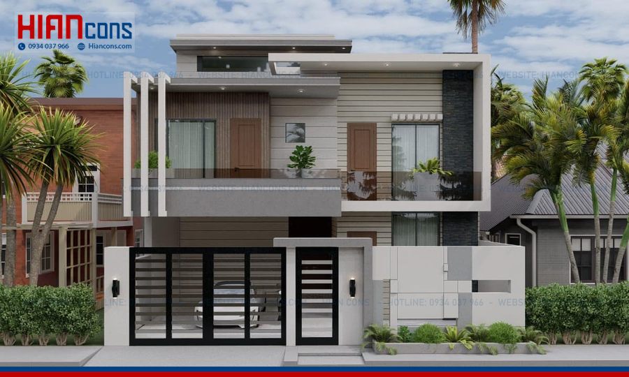 Báo Giá Mặt Tiền Nhà Phố Hiện Đại