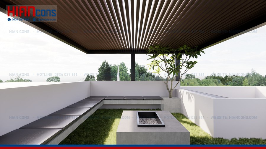 Nhà Phố Hiện Đại Có Thang Máy