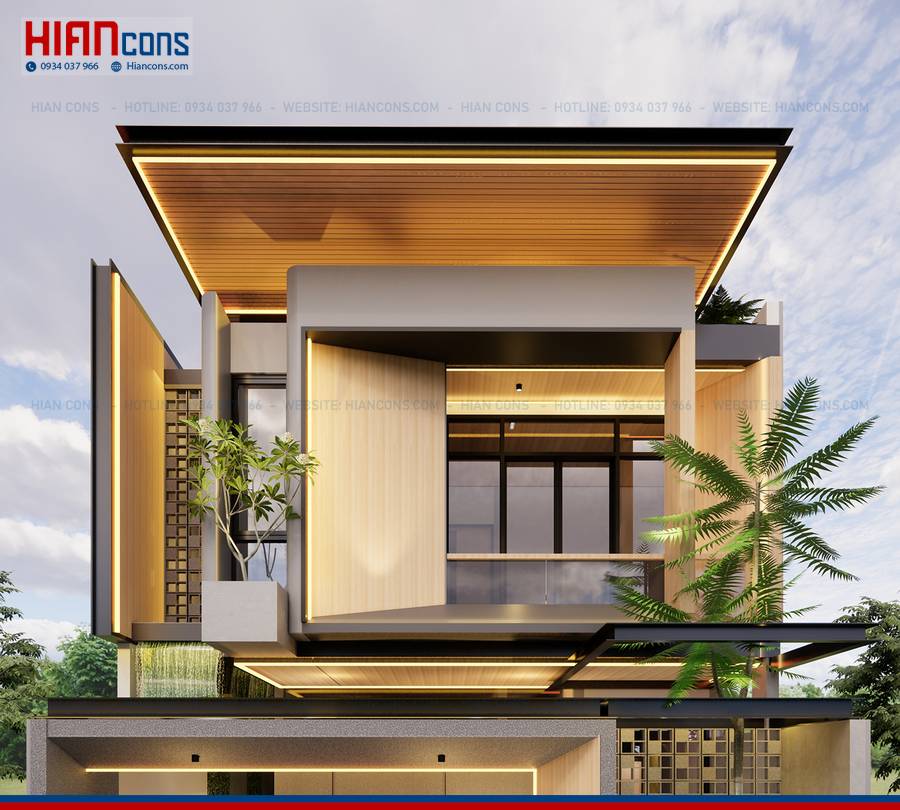 Nhà Phố Hiện Đại Có Thang Máy