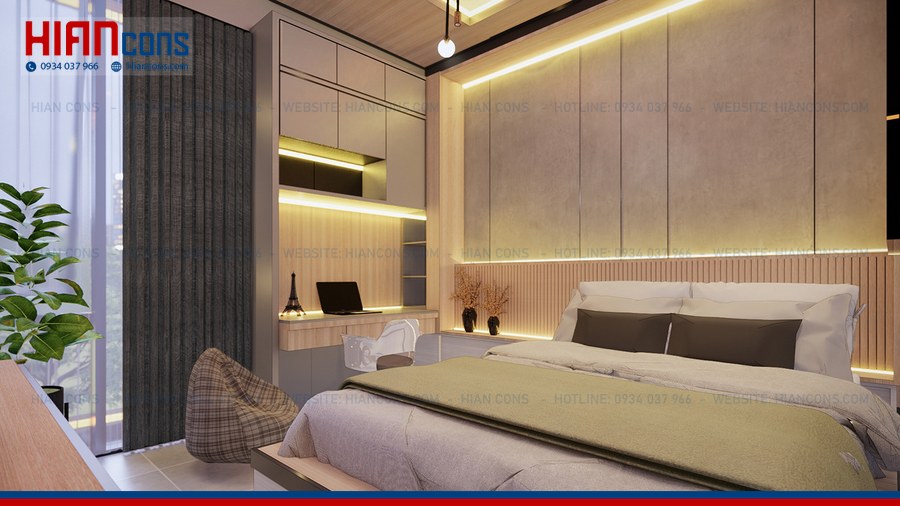 Nhà Phố Hiện Đại Có Sân Vườn
