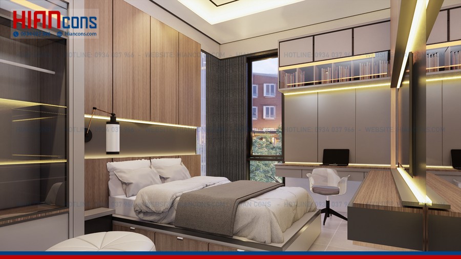 Nhà Phố Hiện Đại Có Sân Vườn