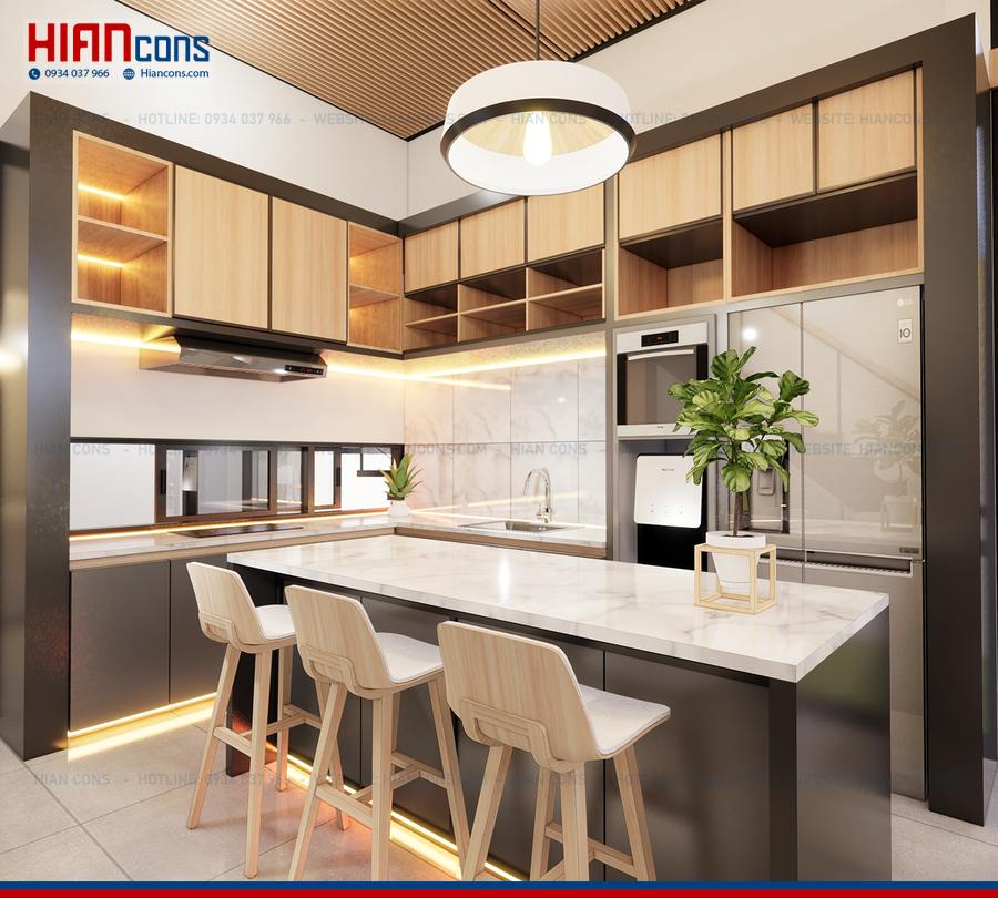 Nhà Phố Hiện Đại Có Sân Vườn