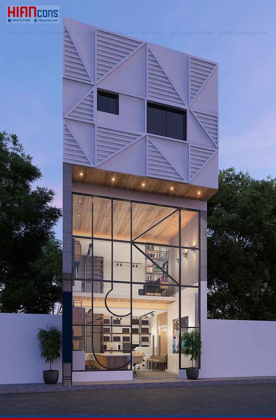 Nhà Phố Hiện Đại Có Hồ Bơi
