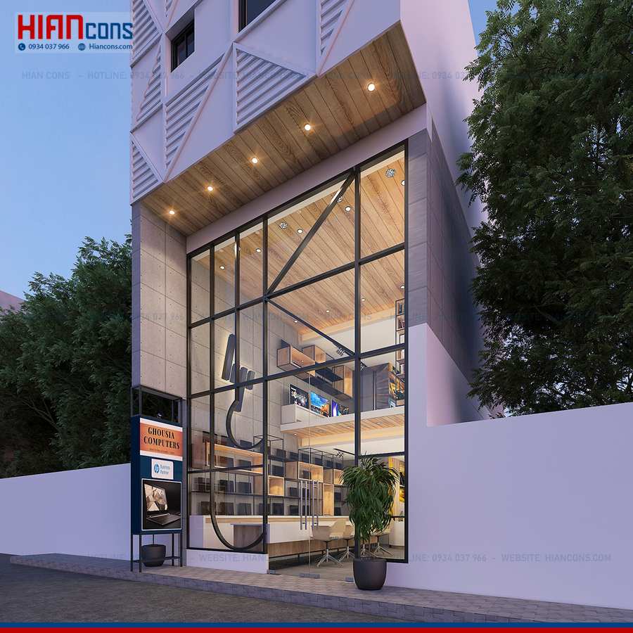 Nhà Phố Hiện Đại Có Hồ Bơi