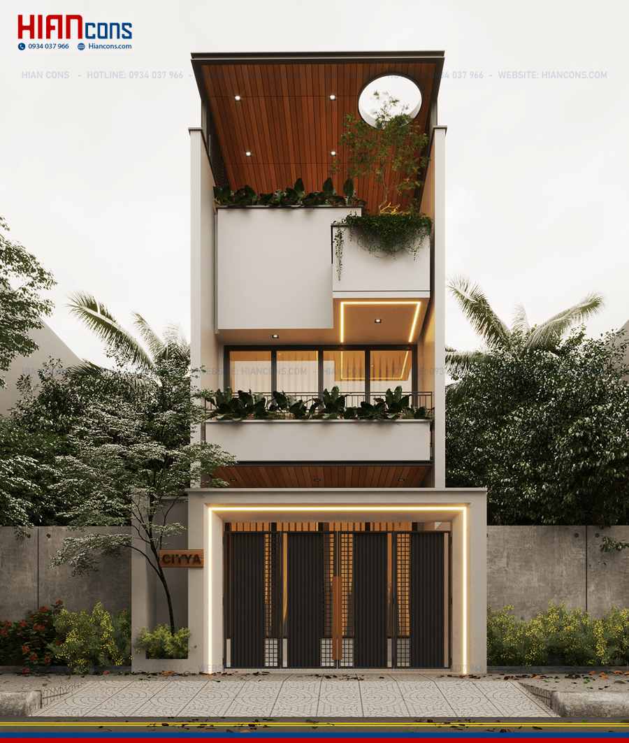 Hoàn Thiện Nhà Phố Hiện Đại
