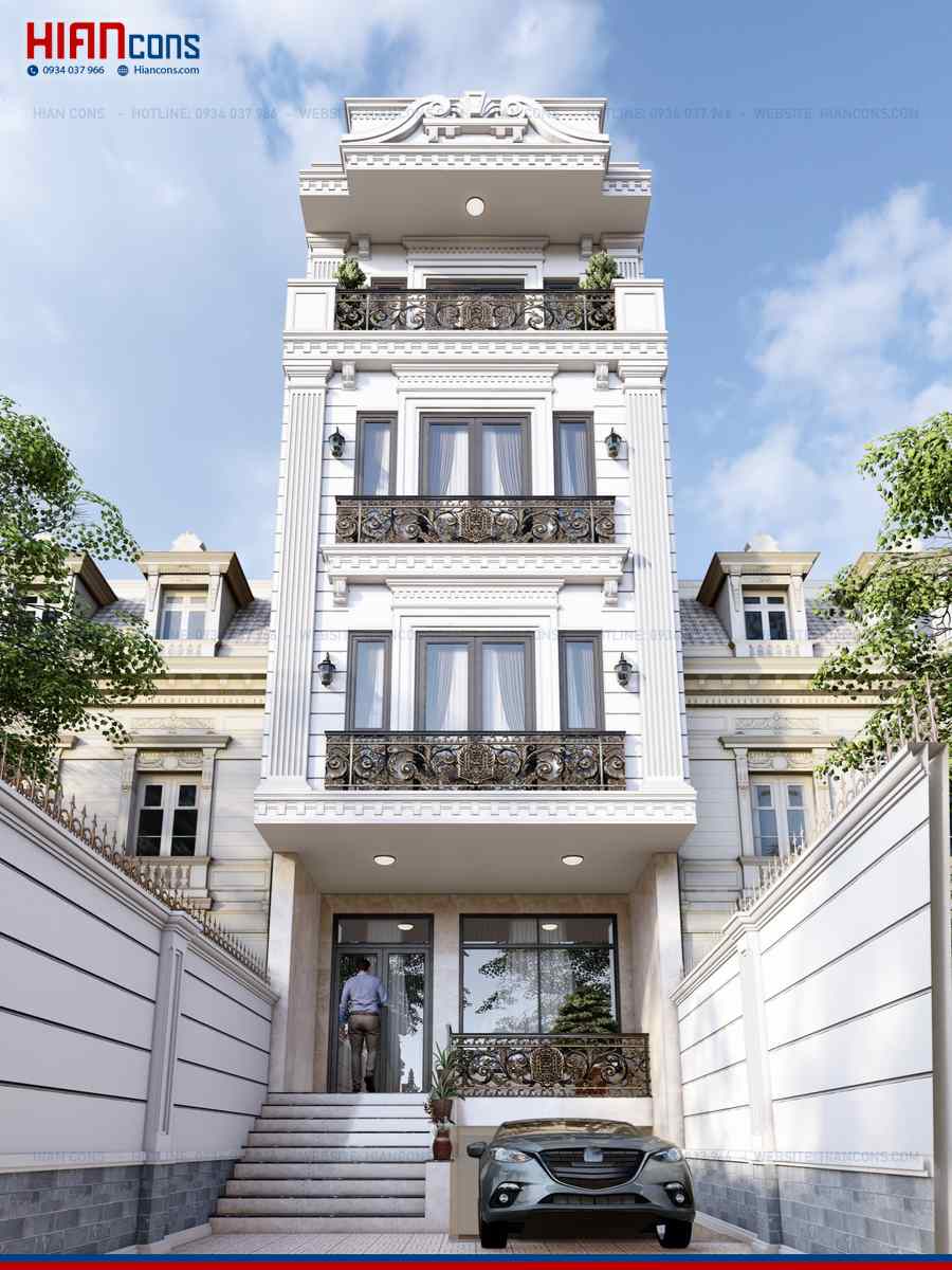 Nhà Phố Tân Cổ Điển Đẹp