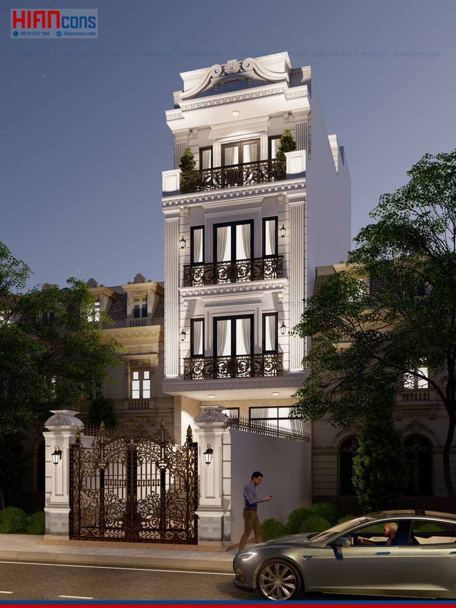 Nhà Phố Tân Cổ Điển Đẹp