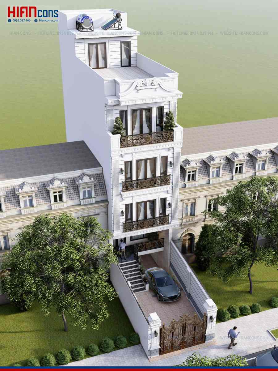 Nhà Phố Tân Cổ Điển Đẹp