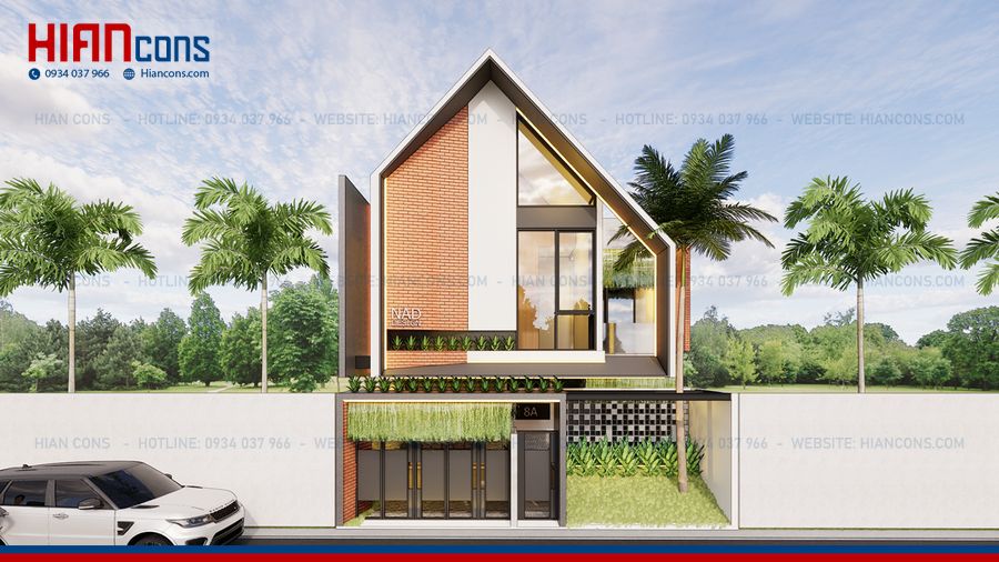 Thiết Kế Nhà Phố Tropical