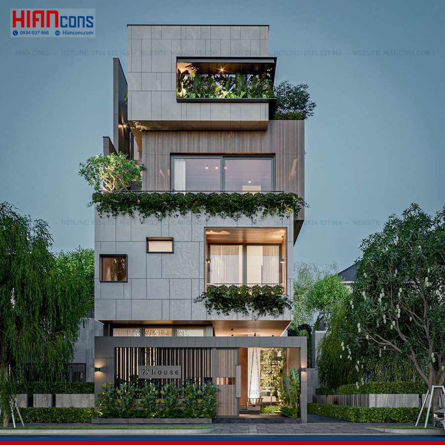 Báo Giá Xây Nhà Phố Tropical