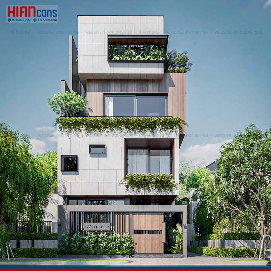 Báo Giá Xây Nhà Phố Tropical
