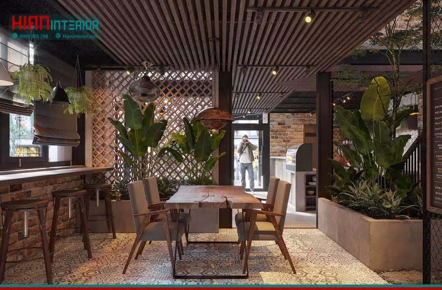 Quán Cafe Khung Thép Cực Chill