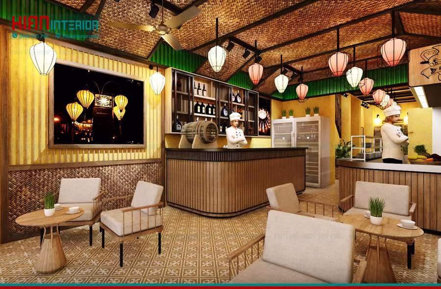 Quán Cafe Khung Thép Mini