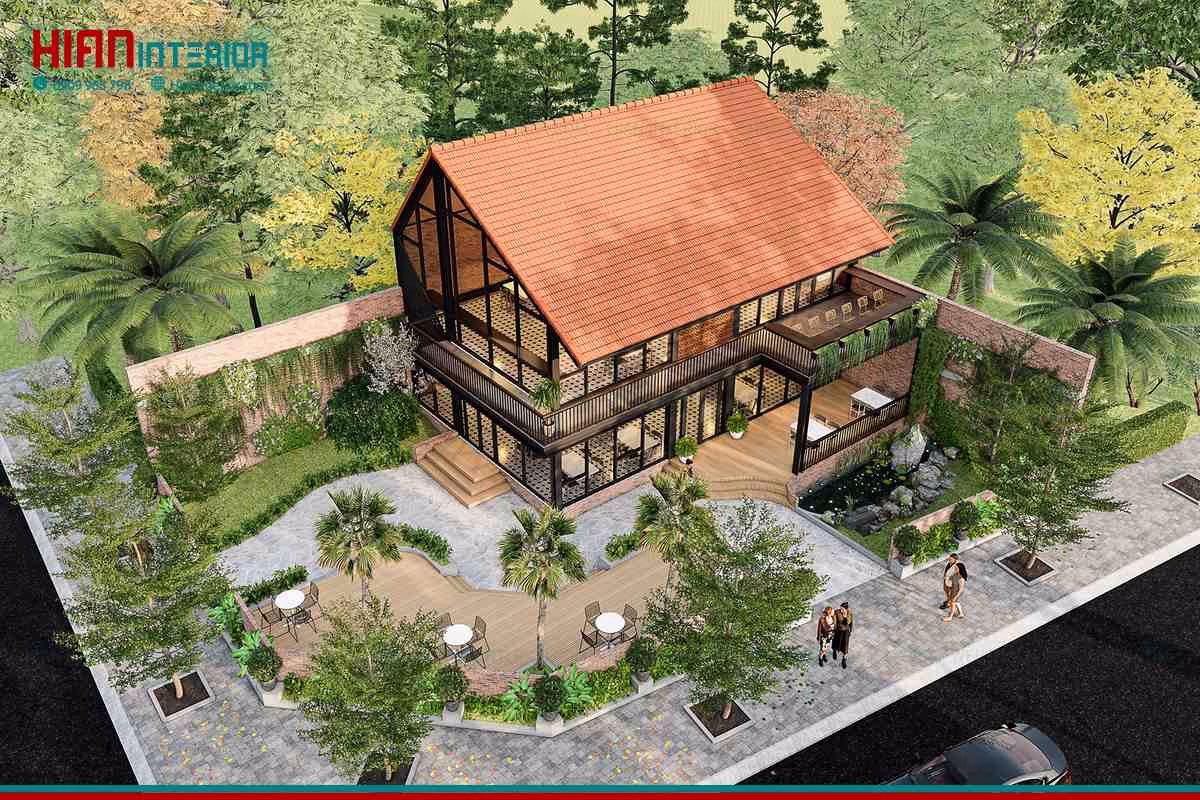 Xây Dựng Quán Cafe Sân Vườn